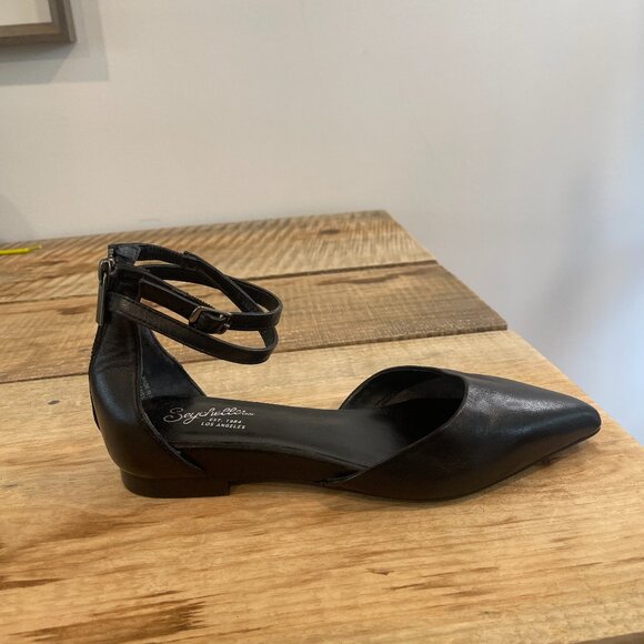 Seychelles Womens What A Girl Wants Black Leather D'Orsay Shoes Size 7 NEW - Picture 5 of 11